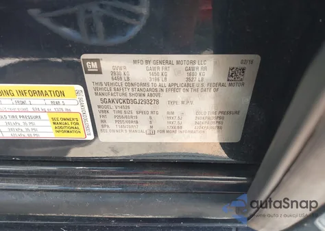 2016 Buick Enclave Premium из США, поврежденный, VIN 5GAKVCKD3GJ293278